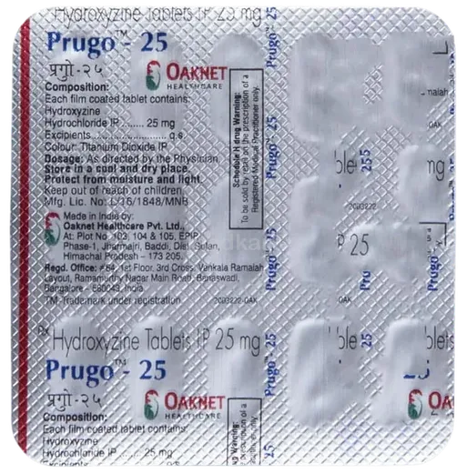 prugo 25mg tablet 15's